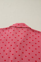 Charlie Sleeve Loose Valentine Shirt