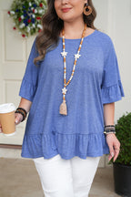 Bailey Short Sleeve Casual PLUS Blouse