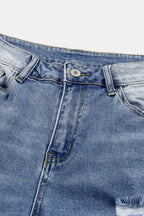 Georgia Skinny Distressed Capri Jeans