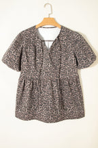 Stephanie Puff Sleeve Babydoll Top