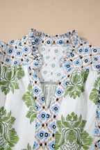 Margot Ruffle Detail Mini Dress