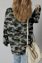 Honey Patchwork Drop Shoulder Sweatshirt