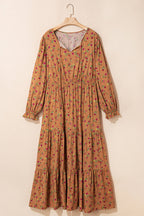 Charleigh Sleeve Tiered Maxi PLUS Dress