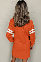 Jennifer Varsity Sweatshirt Dress