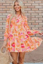 Jane Sleeve Ruffle Mini Dress