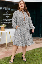 Ayah Sleeve Loose Mini PLUS Dress