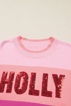 Elizabeth Jolly Color Block Sweater