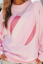 Matilda Sweetheart Patchwork Oversize Sweatshirt