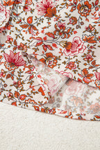 Carter Notched Puff Sleeve Blouse