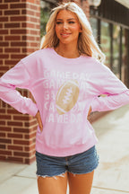 Andi Rugby Print Casual Sweatshirt
