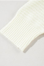 Eleanor Shoulder Bubble Sleeve Sweater