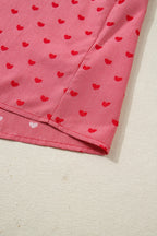 Charlie Sleeve Loose Valentine Shirt