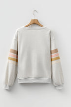 Maci Patchwork Drop Shoulder Sweatshirt