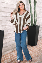 Holland Colorblock Bracelet Sleeve Sweater