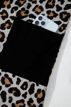 Jazmin Patched Open Front Cardigan