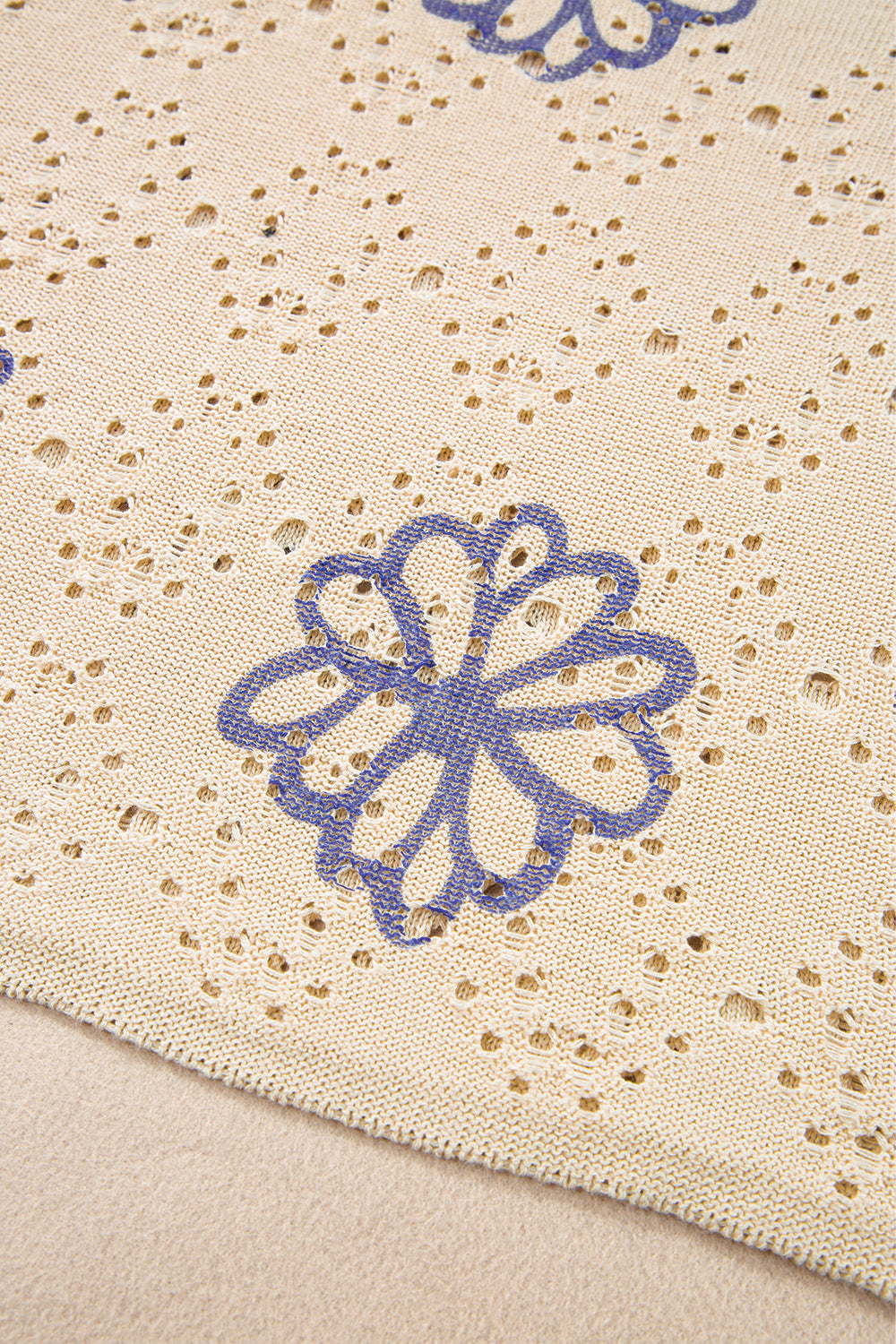 Harper Eyelet Drop Shoulder Sweater