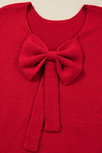Addison Backless Bubble Sleeve Sweater
