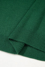 Eleanor Evergreen Raglan Sleeve Sweater