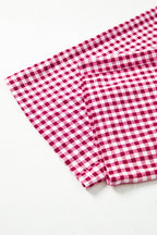 Laura Plaid Casual Loose Trousers