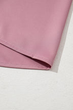 Ruth Satin Ruffle Sleeve Top