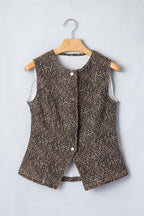 Elliana Print Slim Vest