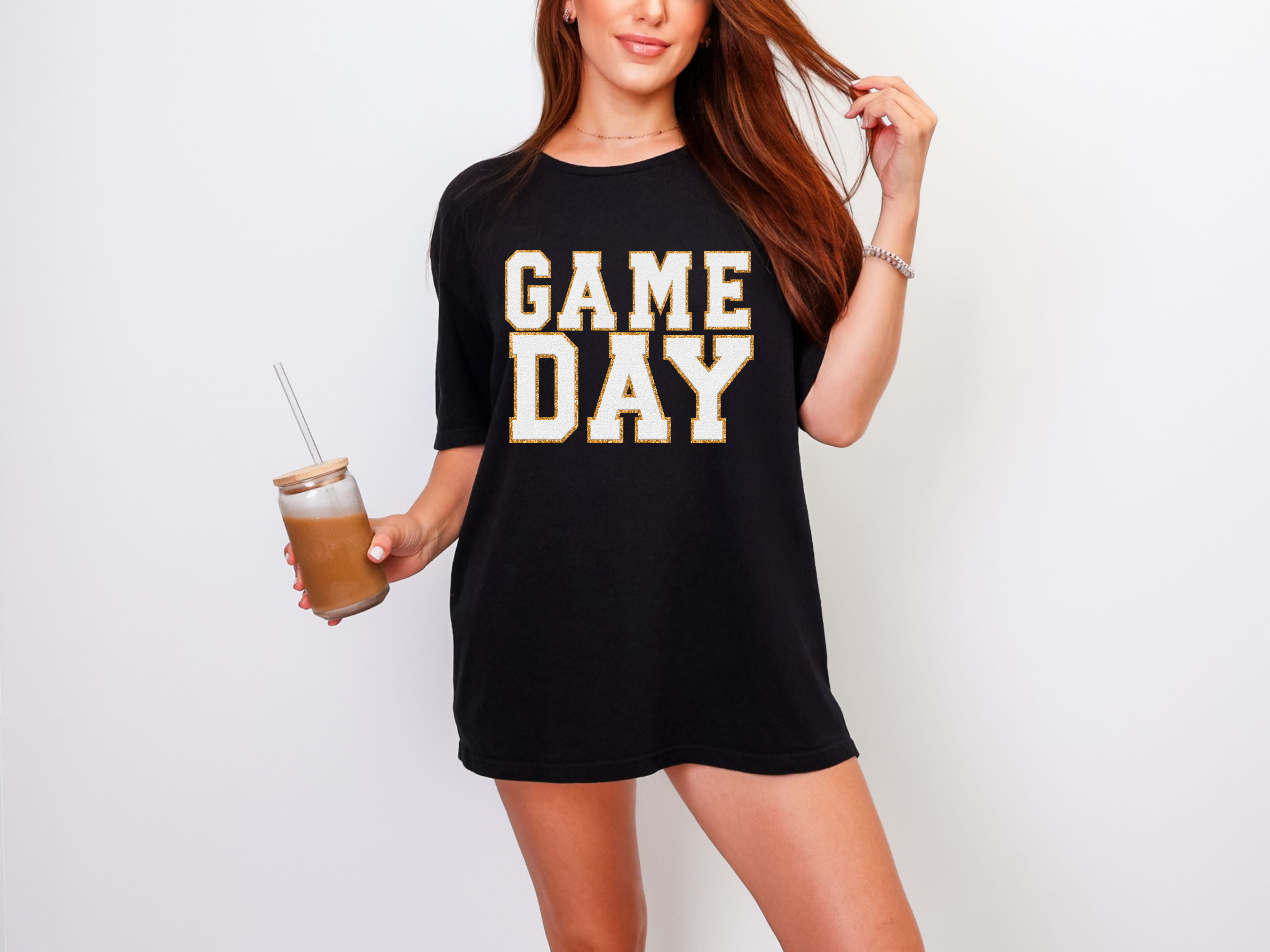 Game Day Black Graphic Tee in Multiple Colors