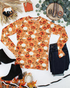 IN STOCK Blair Long Sleeve Top - Spooky Autumn
