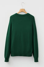 Merry Christmas Raglan Sleeve Sweater