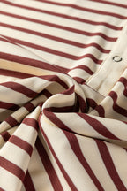 Yusra Stripe Half T Shirt