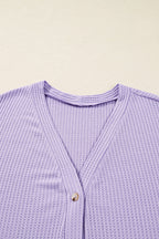 Rosie Waffle Knit Front PLUS Cardigan