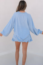 Scarlett Corded Lantern Sleeve Top