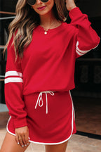 Sophia Shoulder Pullover Mini Skirt