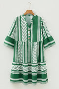 Mikaela 4 Sleeve Casual Dress