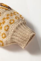 Hana Pattern Knitted Cardigan Sweater