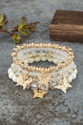 Selena Beaded 4pcs Bracelet Set