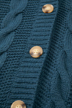 Gianna Knit Front Baggy Cardigan