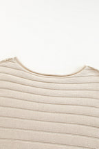Ella Ribbed Knit Dolman Sweater