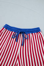 Skye Stripe Trim Tee Set