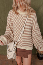 Sofia Shoulder Balloon Sleeve Sweater