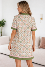 Galilea Sleeve Loose Mini Dress