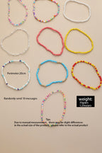 Ashlyn Layered Beaded anklet Set