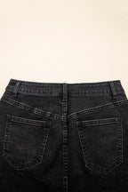 Emilia Raw Hem Mini Skirt