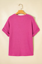 Alexia Short Sleeve Knit Top