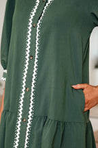 Xyla Bracelet Sleeve Shift Dress