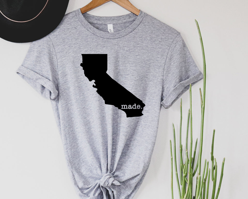 Wholesale California Made Graphic Tee - Heather Sand