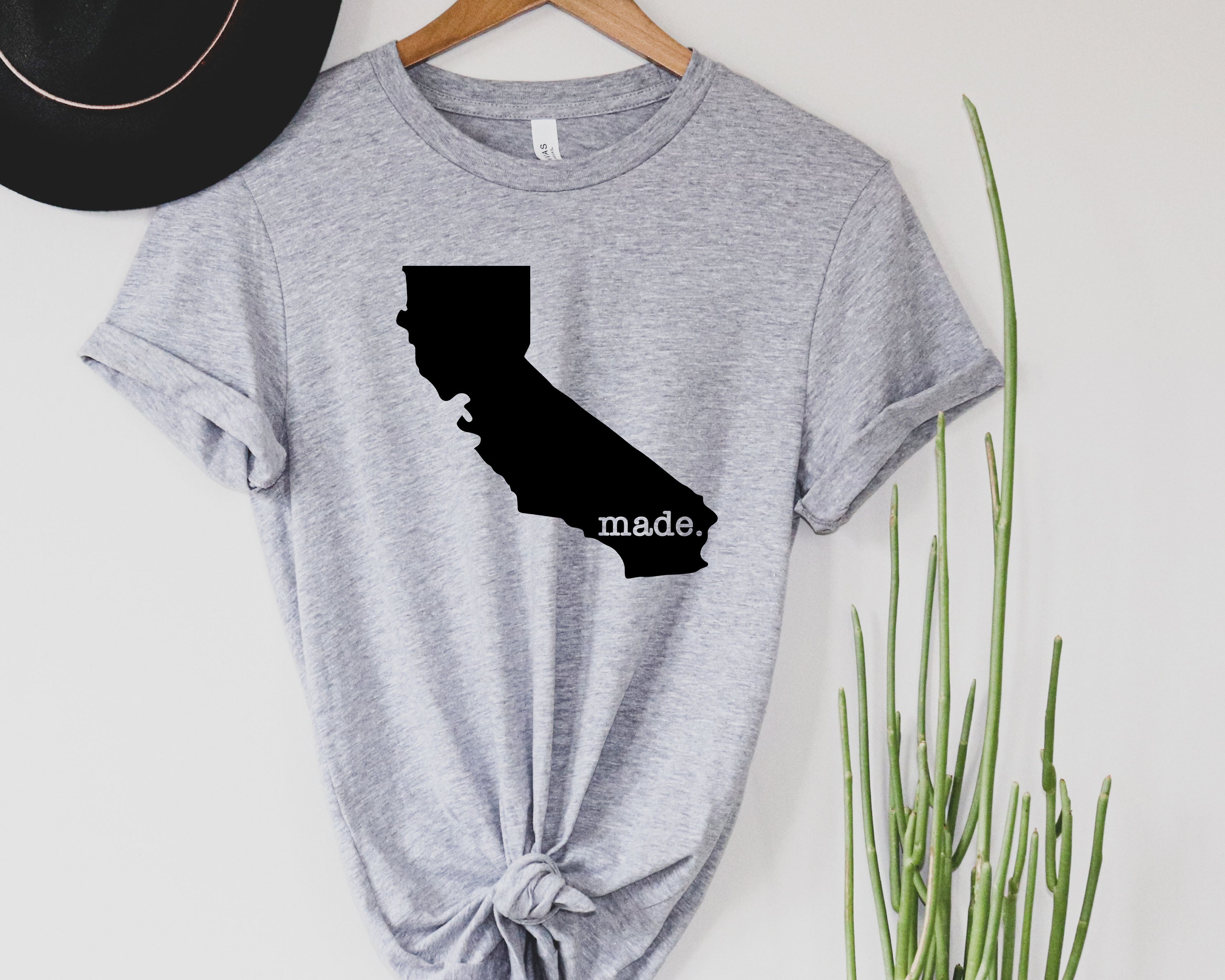 Wholesale California Made Graphic Tee - Heather Sand