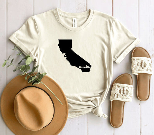 Wholesale California Made Graphic Tee - White