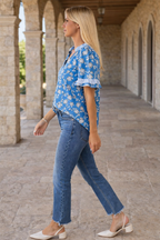 Hana Detail Short Sleeve Blouse