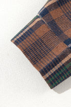 Elizabeth Plaid Print Chest Shirt