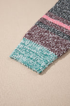 Elsa Slit Open Front Cardigan